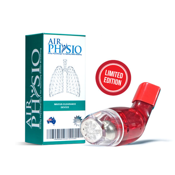 Limited Edition Red AirPhysio (Average Lung Capacity) + 10% Off