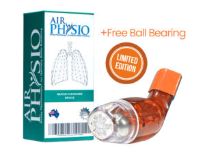 The AirPhysio Device for Average Lung Capacity (LIMITED EDITION: Orange)
