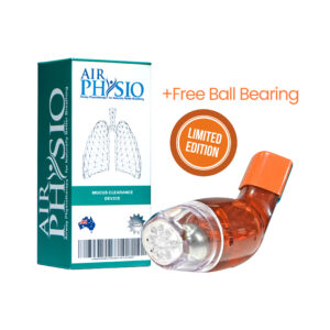 The AirPhysio Device for Average Lung Capacity (LIMITED EDITION: Orange)