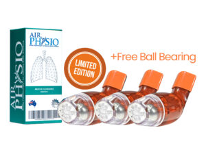 Buy 2 Get 1 Free | AirPhysio Average Lung Devices (LIMITED EDITION: Orange)